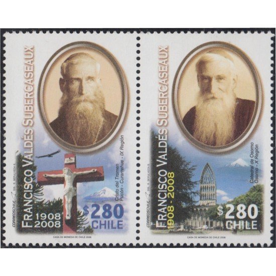 Chile 1852/53 2008 Francisco Valdés Subercaseaux MNH