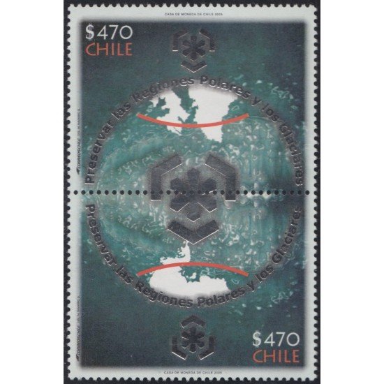 Chile 1884/85 2009 Preservar las Regiones Polares y los glaciares MNH Chile 1884/85 2009 Preservar las Regiones Polares y los glaciares MNH