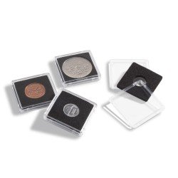 Leuchtturm 360075 Cápsulas de monedas QUADRUM Mini 22 mm, paquete de 10 u/u