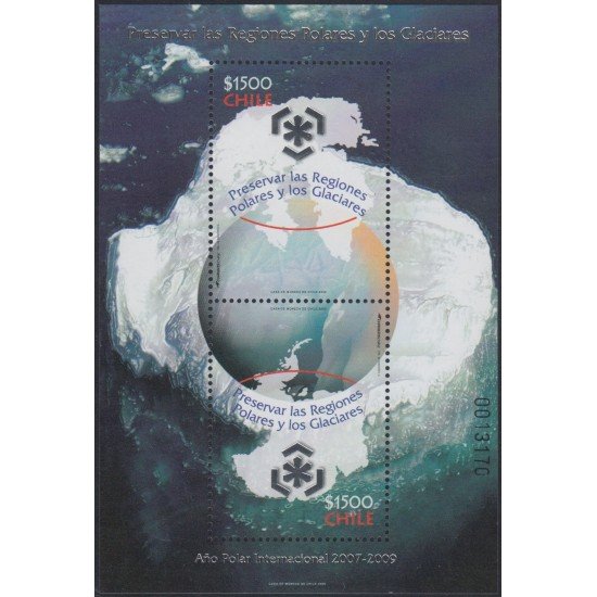 Chile HB 79 2009 Preservar las Regiones Polares y los glaciares MNH