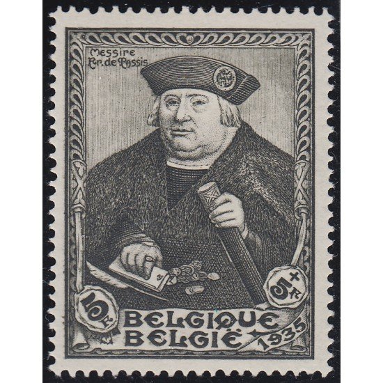 Bélgica 410 1935 Príncipe Francisco de Tassis MH