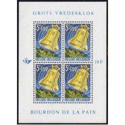 Bélgica HB 34 1963 Gran campana de la paz MNH Bélgica HB 34 1963 Gran campana de la paz MNH