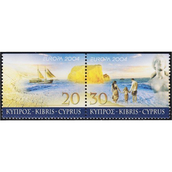 Chipre 1043a/44 2004 Europa Las vacaciones MNH Chipre 1043a/44 2004 Europa Las vacaciones MNH