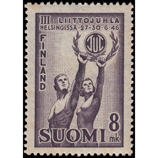 Finlandia Finland 311 1946 Liga deportiva de trabajadores MNH