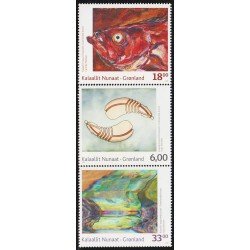 Groenlandia 516/18 2009 Arte Moderno MNH