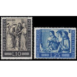 Italia Italy 702/03 1955 Pintor Fray Angelico MNH Italia Italy 702/03 1955 Pintor Fray Angelico MNH