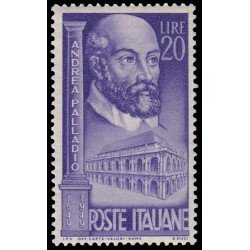 Italia Italy 546 1949 Arquitecto Andrea Palladio MNH