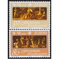 Liechtenstein 807/08 1985 Europa Año europeo de la música MNH