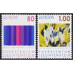 Liechtenstein 995/96 1993 Europa Arte contemporáneo MNH