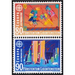 Liechtenstein 974/75 1992 Europa 500 Años del descubrimiento de América MNH
