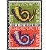 Luxemburgo 812/13 1973 Europa Bocina postal MNH