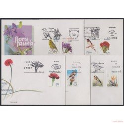 España Año 2006 Completo en Sobres de primer día SPD FDC