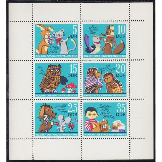 Alemania Oriental 1487/92 1972 Imágenes de cuentos de niños en el área de tv de la RDA MNH Alemania Oriental 1487/92 1972 Imágenes de cuentos de niños en el área de tv de la RDA MNH