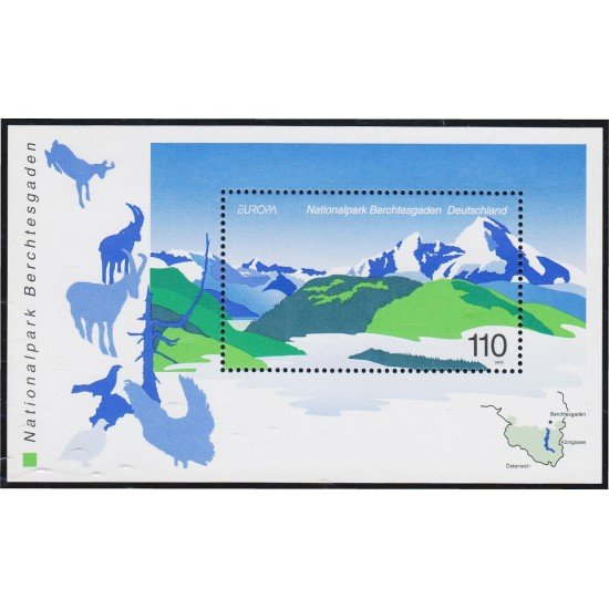 Alemania Federal Germany HB 46 1999 Europa Parques Nacionales y Naturales de Alemania MNH Alemania Federal Germany HB 46 1999 Europa Parques Nacionales y Naturales de Alemania MNH