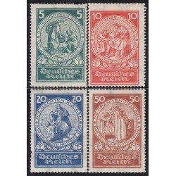 Alemania Imperio Germany 344/47 1924 Santa Elizabeth MH Alemania Imperio Germany 344/47 1924 Santa Elizabeth MH