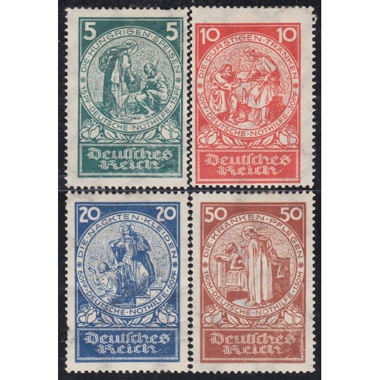 Alemania Imperio Germany 344/47 1924 Santa Elizabeth MH