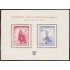 Checoslovaquía HB 16 1952 Exposición Filatélica de Bratislava Escudos MNH