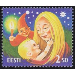 Estonia 289 1996 Navidad Christmas MNH Estonia 289 1996 Navidad Christmas MNH