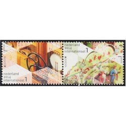 Holanda 3153/54 2014 Europa Instrumentos de música nacionales MNH Holanda 3153/54 2014 Europa Instrumentos de música nacionales MNH
