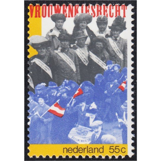 Holanda 1115 1979 60 Aniversario del voto femenino en Holanda MNH Holanda 1115 1979 60 Aniversario del voto femenino en Holanda MNH