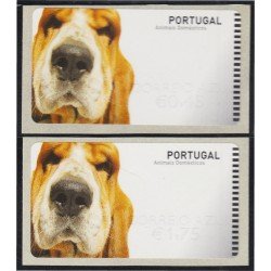Portugal Atms 2005 SMD Fauna Animales de compañía Perro Dog 2v D-65 Portugal Atms 2005 SMD Fauna Animales de compañía Perro Dog 2v D-65