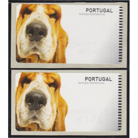 Portugal Atms 2005 SMD Fauna Animales de compañía Perro Dog 2v D-65