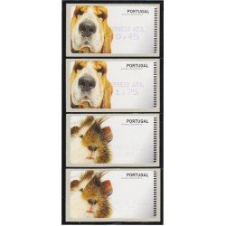 Portugal Atms 2005 Amiel Fauna Animales de compañía Perro Dog 5v D-63 Portugal Atms 2005 Amiel Fauna Animales de compañía Perro Dog 5v D-63