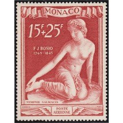 Monaco A 31 1948 A la memoria del escultoe F. J. Boiso MNH