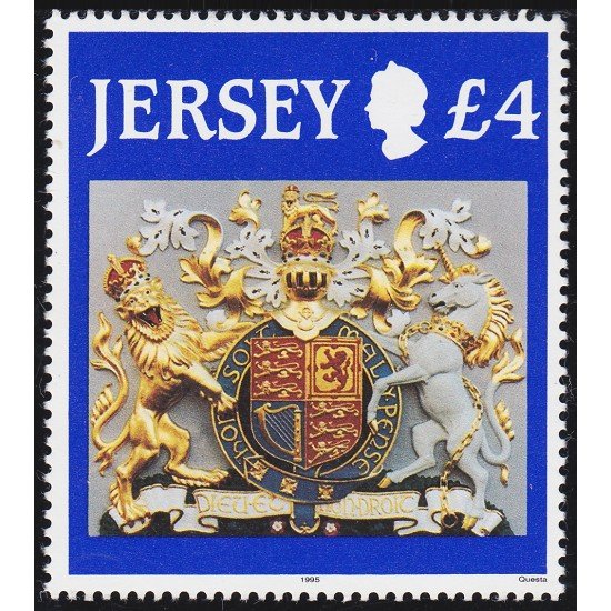 Jersey 672 1995 Escudo de Gran Bretaña MNH Jersey 672 1995 Escudo de Gran Bretaña MNH