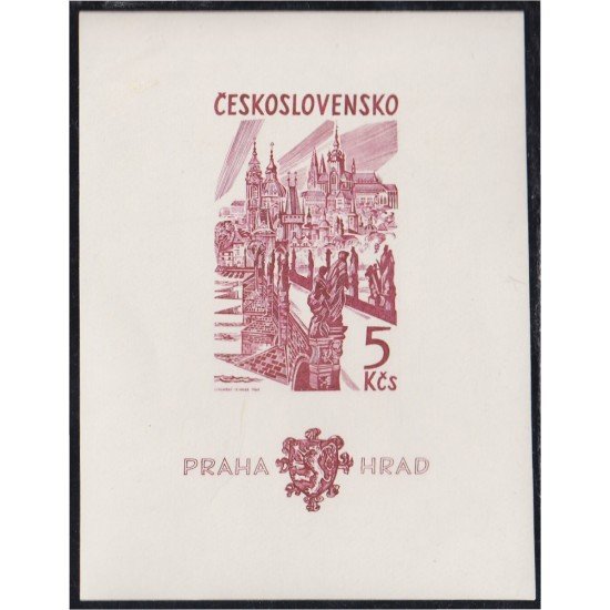 Checoslovaquía HB 24 1964 Milenario del castillo de Praga MH