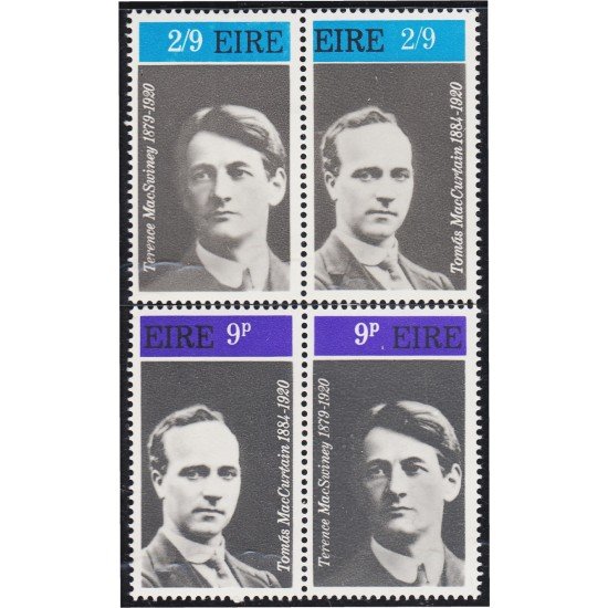 Irlanda 246/49 1970 Thomas Mac Curtain y Terrence Mac Swiney MNH Irlanda 246/49 1970 Thomas Mac Curtain y Terrence Mac Swiney MNH