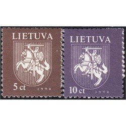 Lituania 483/84 1994 Serie Duque Vitautas a caballo MNH