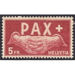 Suiza Switzerland 416 1945 Serie la Paz Manos juntasMH Suiza Switzerland 416 1945 Serie la Paz Manos juntasMH