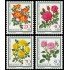 Suiza Switzerland 1042/45 1977 Para la juventud Flores flowers MNH