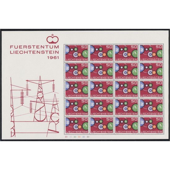 Liechtenstein 364 1961 Minihojita Europa MNH Liechtenstein 364 1961 Minihojita Europa MNH