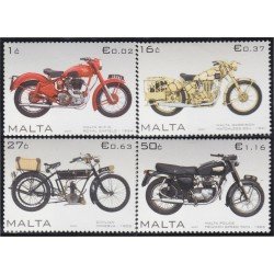 Malta 1480/83 2007 Motocicletas MNH
