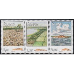 Aland 79/81 1994 Estructuras rocosas de la época Glacial MNH Aland 79/81 1994 Estructuras rocosas de la época Glacial MNH
