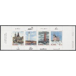 Aland 57/60 1992 Faros de Aland MNH Carnet Aland 57/60 1992 Faros de Aland MNH Carnet