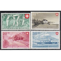 Suiza Switzerland 437/40 1947 Fiesta Nacional MH Suiza Switzerland 437/40 1947 Fiesta Nacional MH