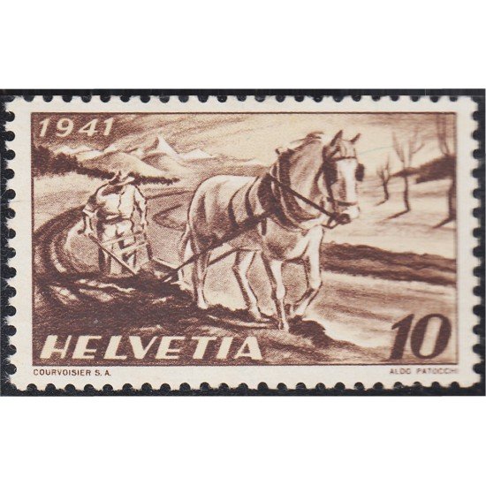 Suiza Switzerland 367 1941 Propaganda para la agricultura MH