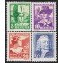 Suiza Switzerland 278/81 1934  Pro juventud Albrecht von Haller MH