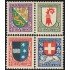 Suiza Switzerland 222/25 1926 Escudo de armas de cantones o Suiza MH