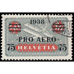 Suiza Switzerland A-26 1938 30 Aniversario de la travesía aérea de los Alpes Usado