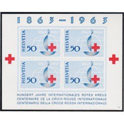 Suiza Switzerland HB 19 1963 Centenario de la Cruz Roja Internacional  MNH