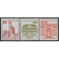 Alemania Berlín 632/34 1982 Castillos Castles MNH Alemania Berlín 632/34 1982 Castillos Castles MNH