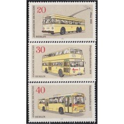 Alemania Berlín 420/22 1973 Transporte de berlín MNH 