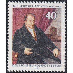 Alemania Berlín 414 1973 Bicentenario del nacimiento Ludwig Tieck MNH Alemania Berlín 414 1973 Bicentenario del nacimiento Ludwig Tieck MNH