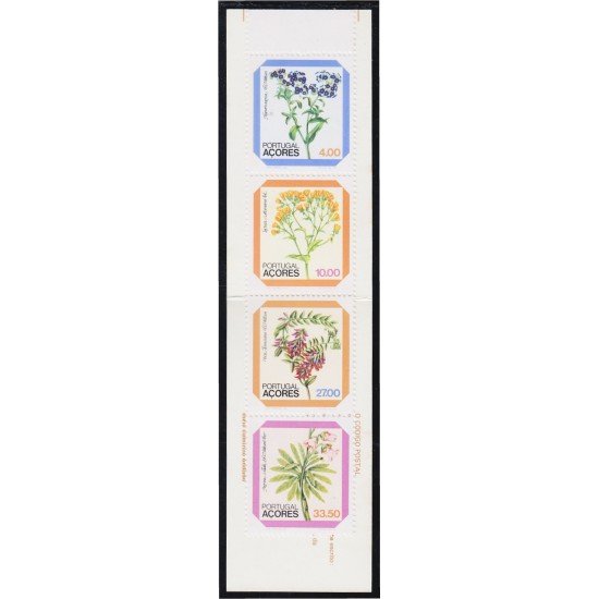 Portugal Azores 338 1982 Flores regionales Flowers MNH Carnet Portugal Azores 338 1982 Flores regionales Flowers MNH Carnet