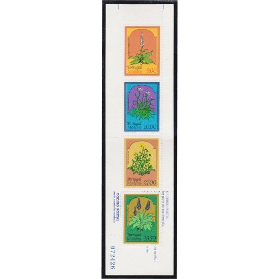 Portugal Madeira 83 1982 Flores regionales flowers MNH Carnet Portugal Madeira 83 1982 Flores regionales flowers MNH Carnet