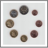 Chipre 2019 Emisión monedas Sistema monetario euro € Tira